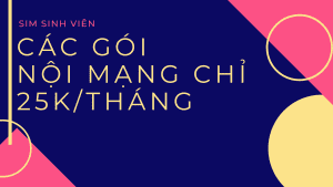 Các gói gọi nội mạng MobiFone sim sinh viên chỉ 25k/ tháng